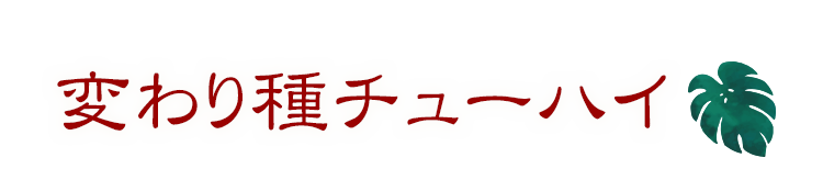 変わり種チューハイ